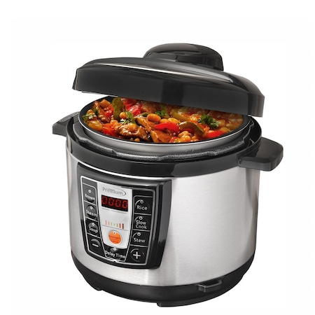 5.2 Quart Programmable Digital Pressure Cooker With Keep Warm Function